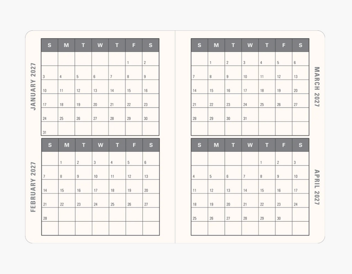 Peter Pauper Press 2027 Weekly Planner - Watercolor Treescape