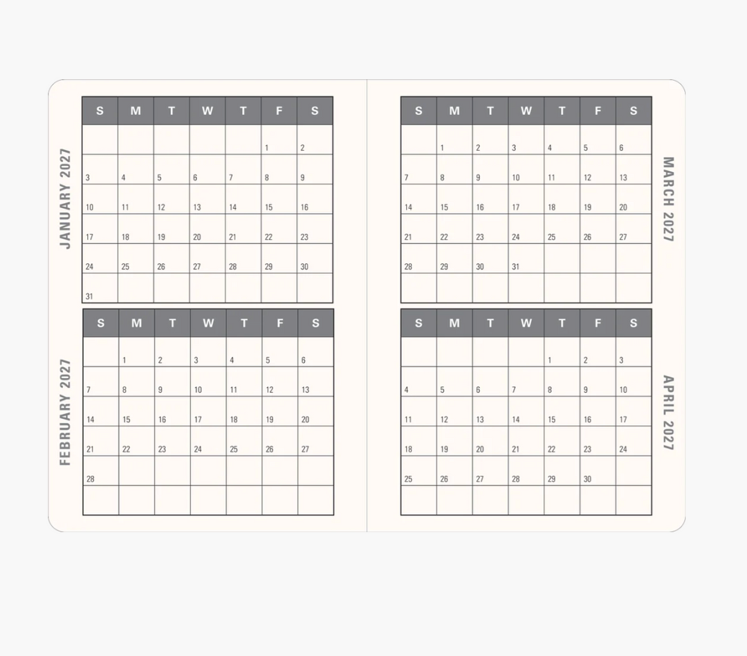 Peter Pauper Press 2027 Weekly Planner - Highland Cow