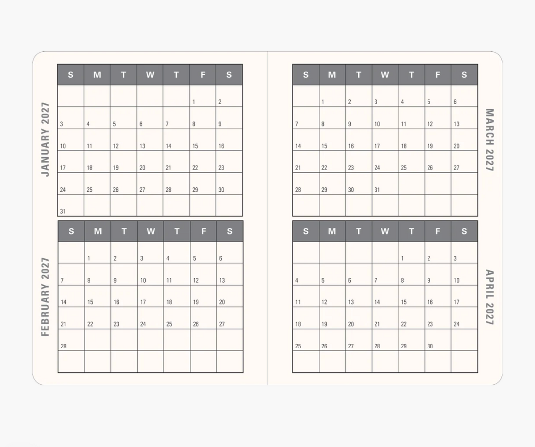 Peter Pauper Press 2027 Weekly Planner - Cottage Garden