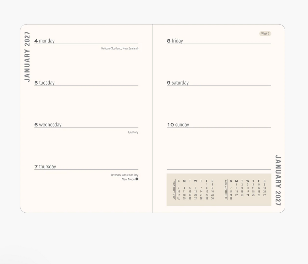 Peter Pauper Press 2027 Weekly Planner - Cottage Garden