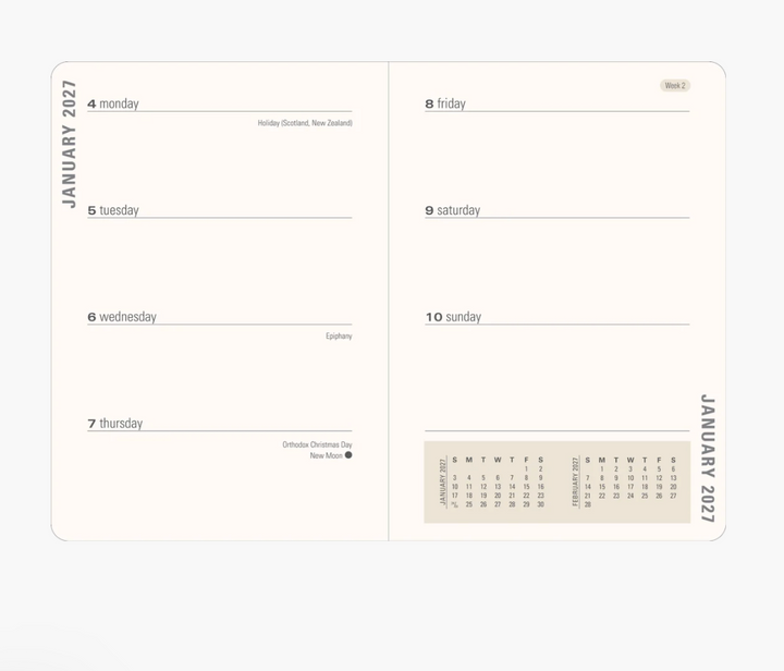 Peter Pauper Press 2027 Weekly Planner - Cottage Garden