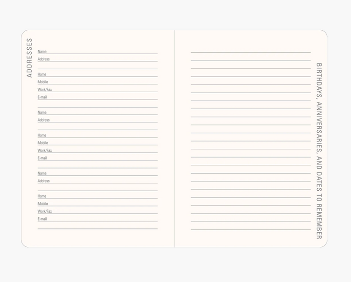 Peter Pauper Press 2027 Weekly Planner - Cottage Garden