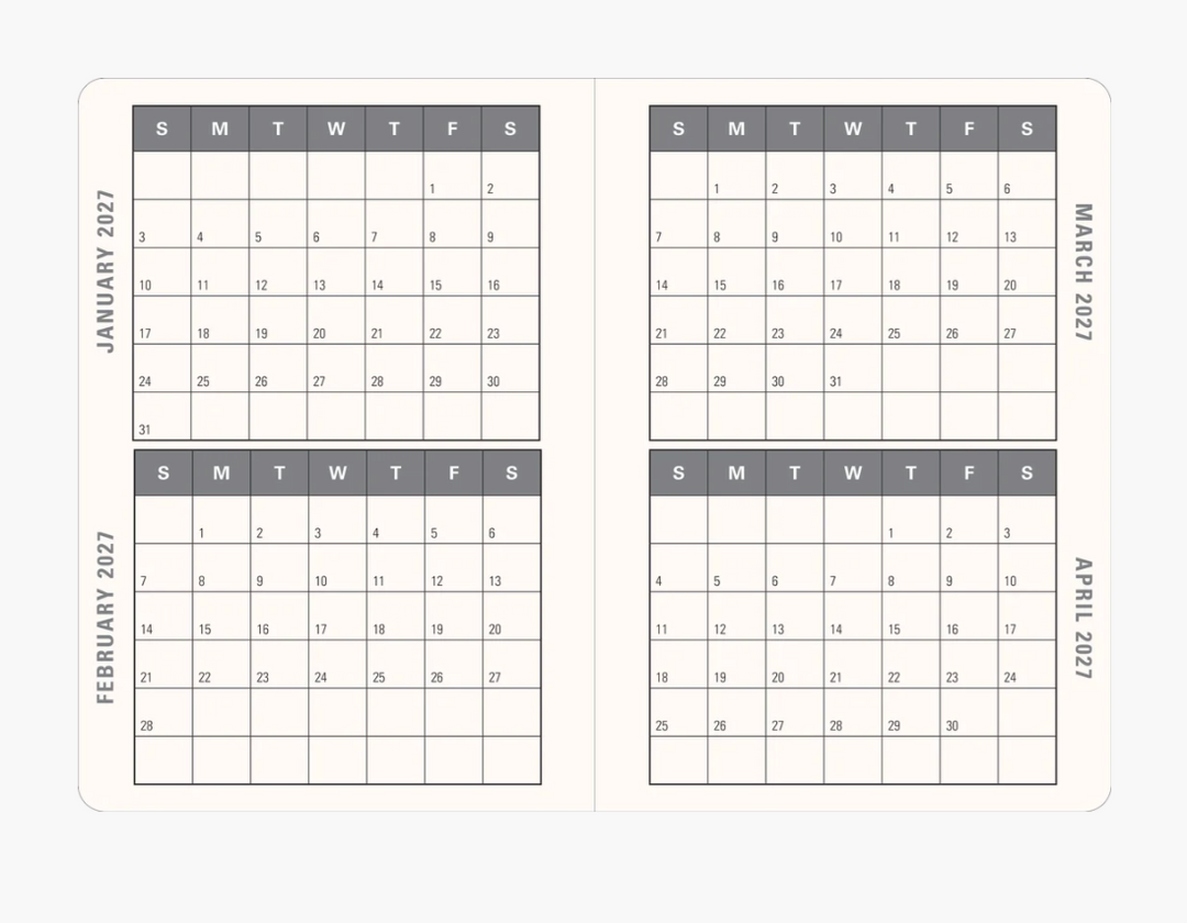 Peter Pauper Press 2027 Weekly Planner - Floral Watercolor
