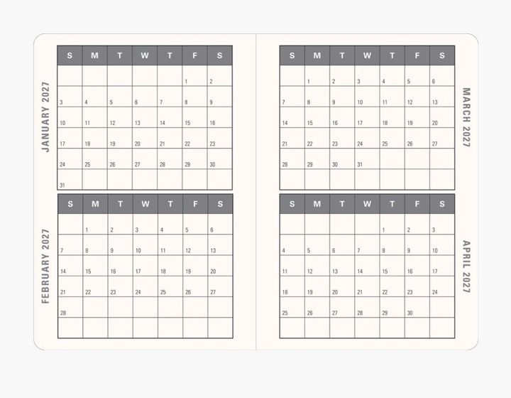 Peter Pauper Press 2027 Weekly Planner - Floral Watercolor