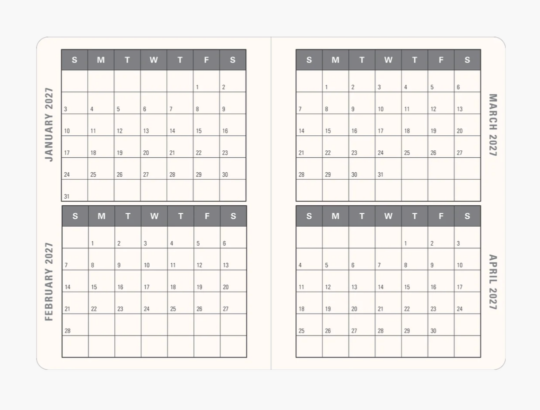 Peter Pauper Press 2027 Weekly Planner - Wildflower Garden