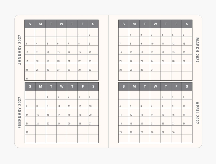 Peter Pauper Press 2027 Weekly Planner - Wildflower Garden