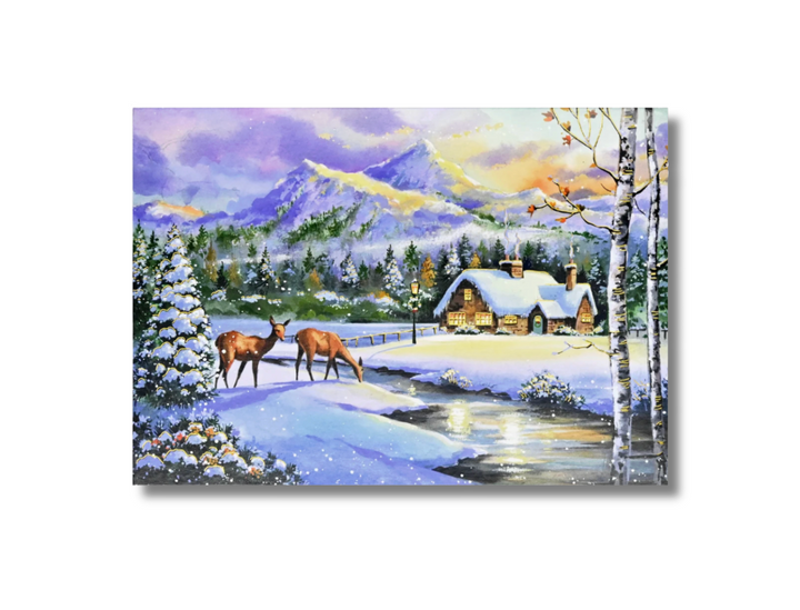 Deluxe Boxed Christmas Cards - Winter Sunset