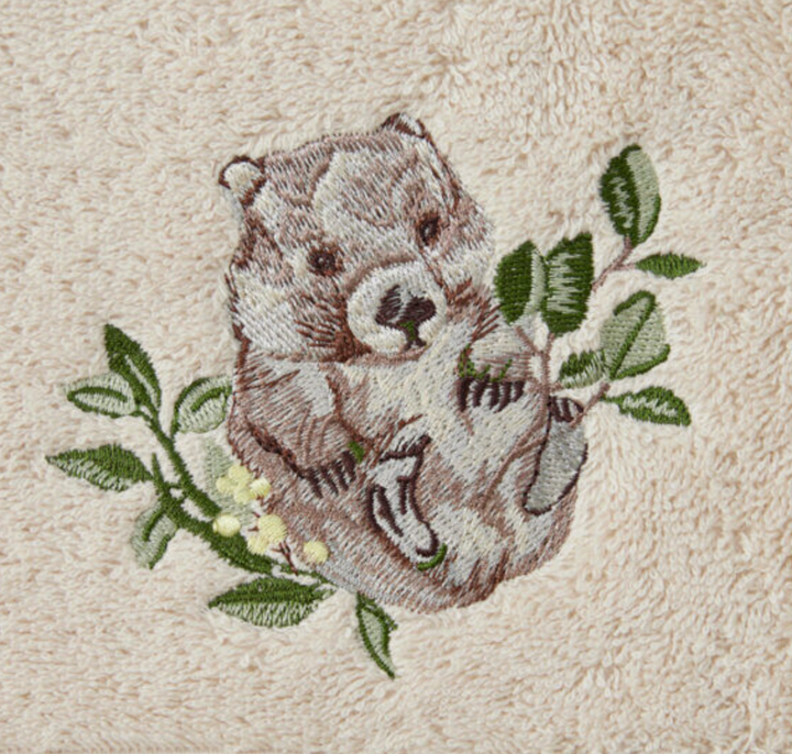 Hand Towel - Green - Wombat