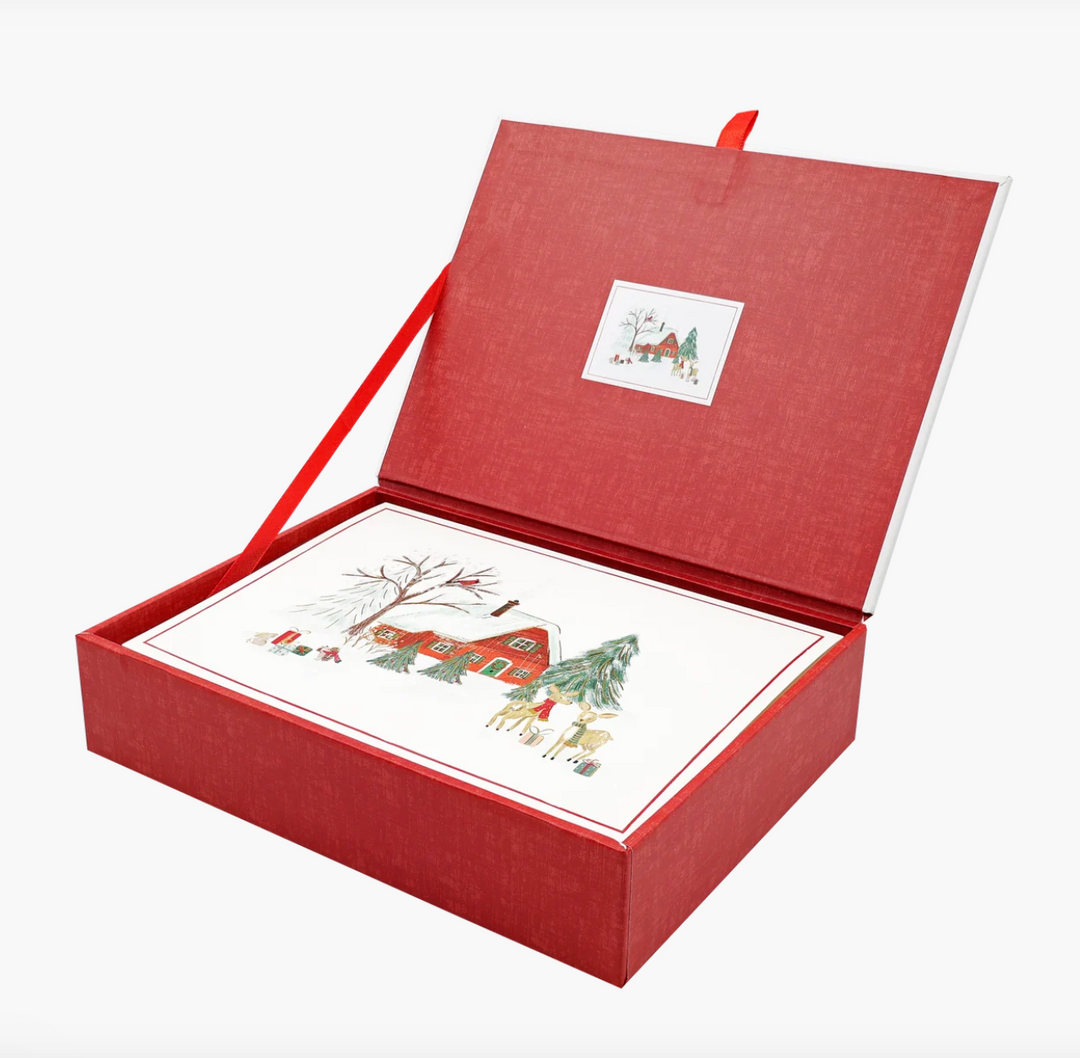 Deluxe Boxed Christmas Cards - Home For The Holidays
