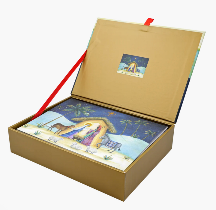Deluxe Boxed Christmas Cards - Holy Night