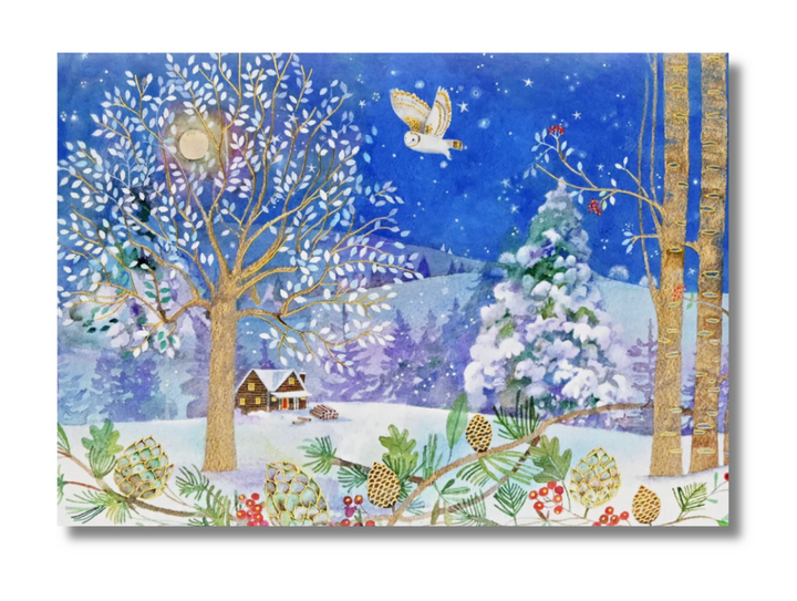 Deluxe Boxed Christmas Cards - Winter Starlight