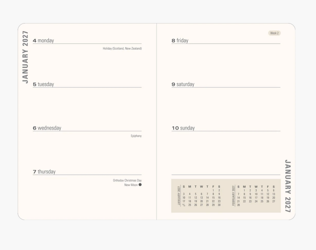 Peter Pauper Press 2027 Weekly Planner - Old World