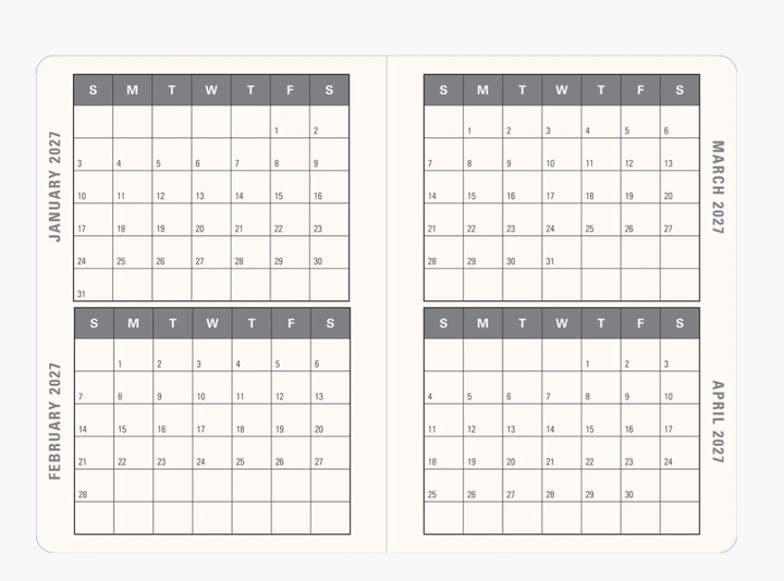 Peter Pauper Press 2027 Weekly Planner - Luna Moth