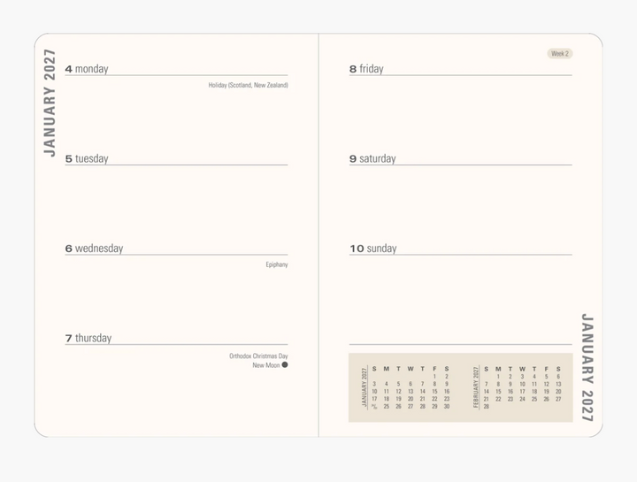Peter Pauper Press 2027 Weekly Planner - Mushrooms