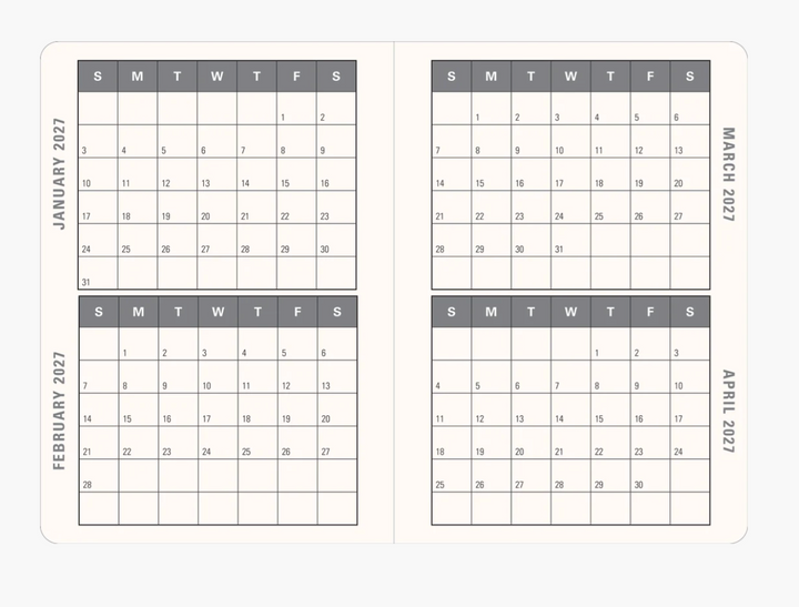 Peter Pauper Press 2027 Weekly Planner - Mushrooms