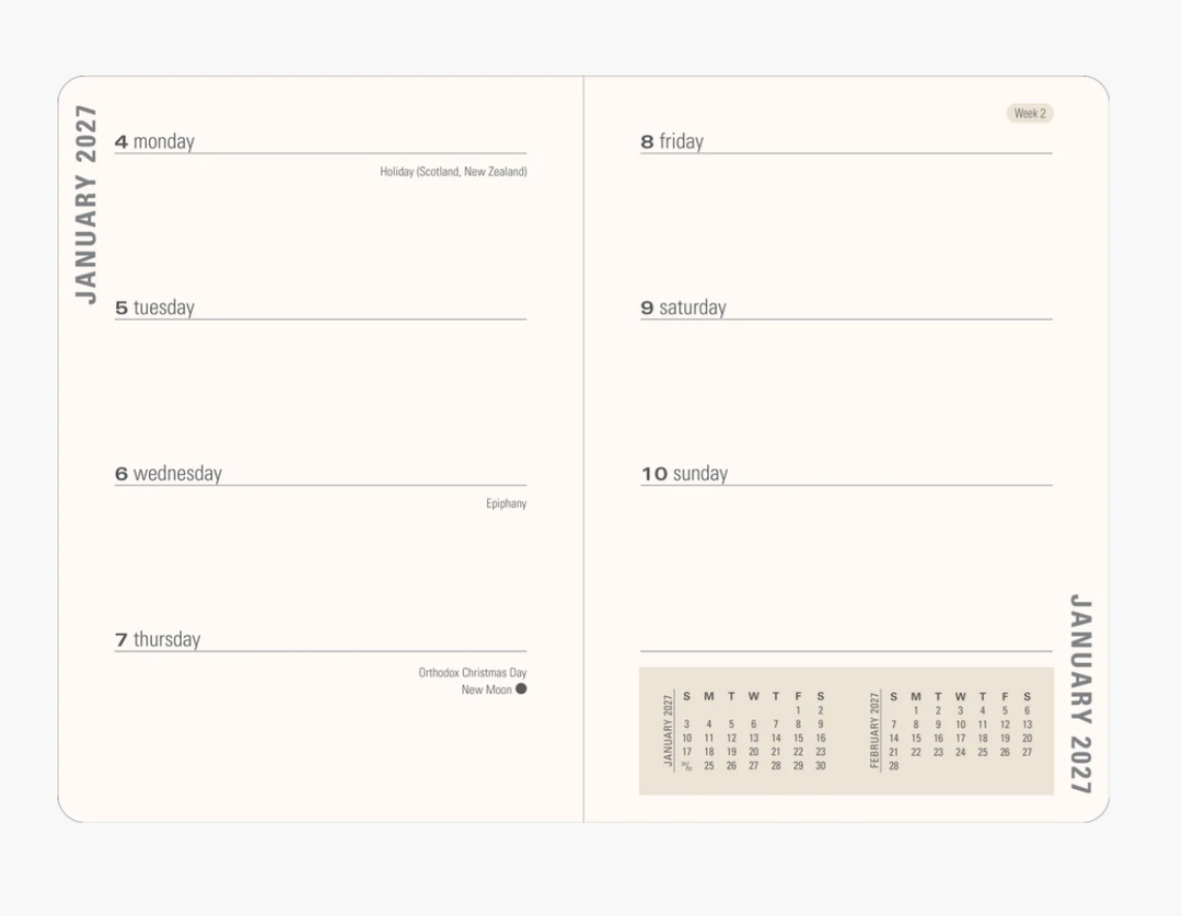 Peter Pauper Press 2027 Weekly Planner - Smarty Cats