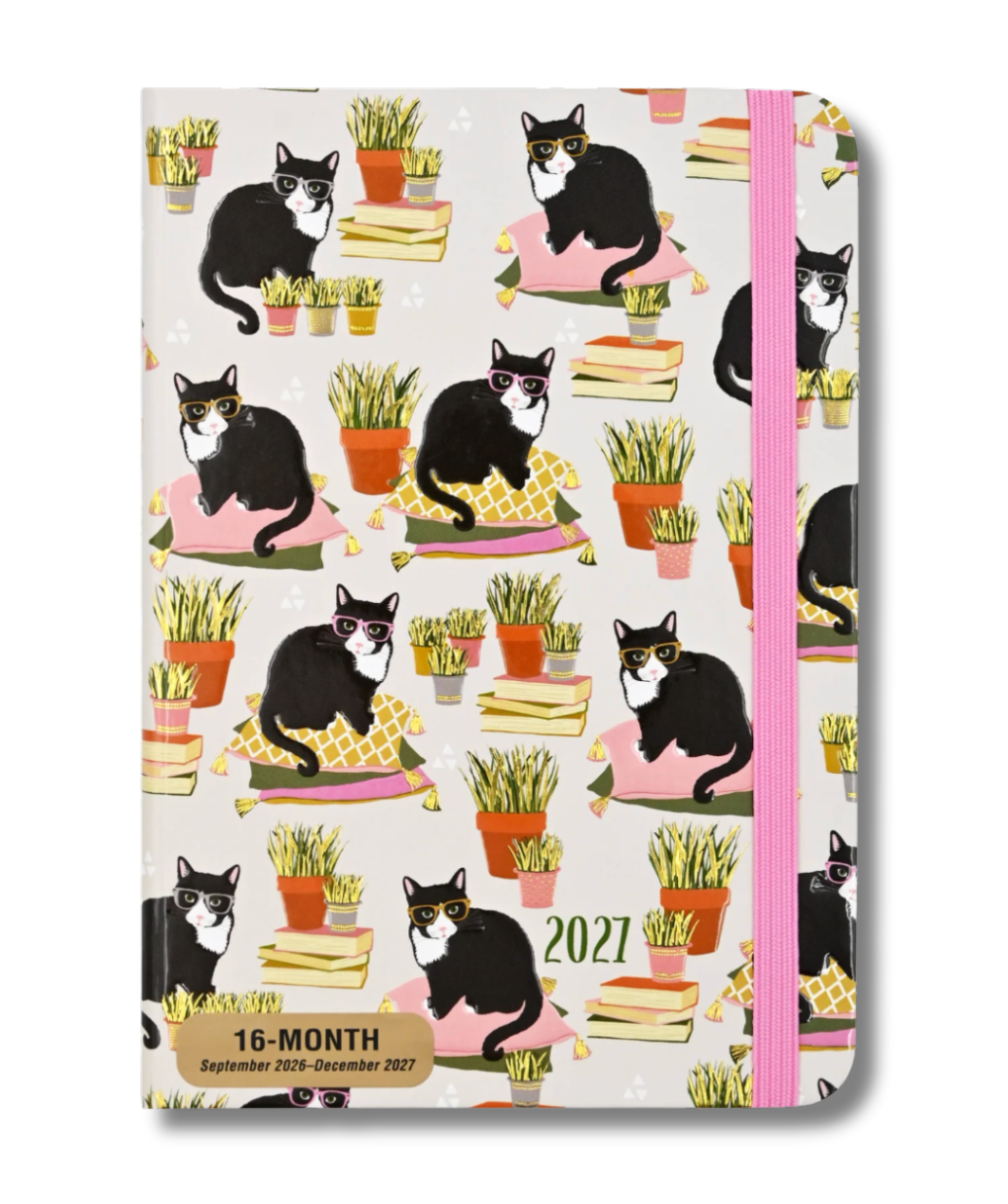 Peter Pauper Press 2027 Weekly Planner - Smarty Cats