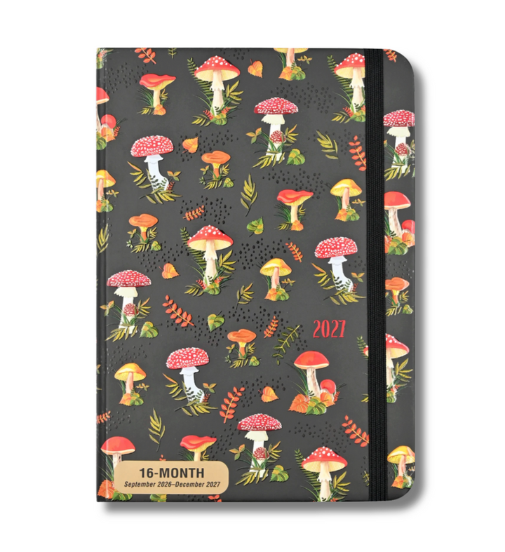 Peter Pauper Press 2027 Weekly Planner - Mushrooms