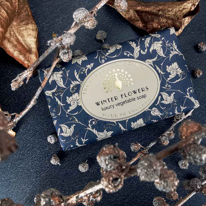 Christmas Soap Bar - Winter Flowers