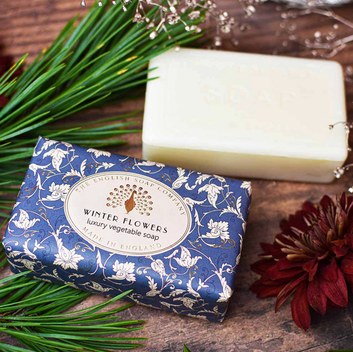 Christmas Soap Bar - Winter Flowers