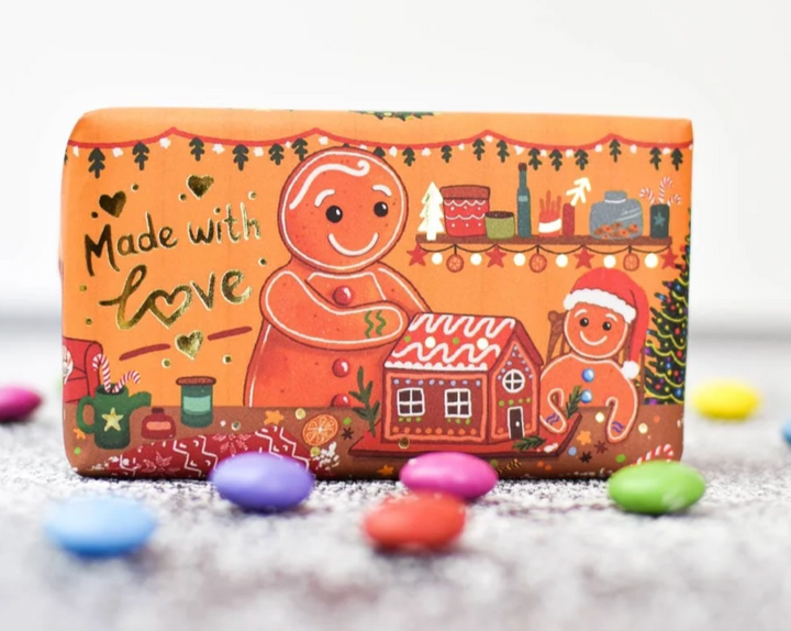 Christmas Soap Bar - Gingerbread Man Soap