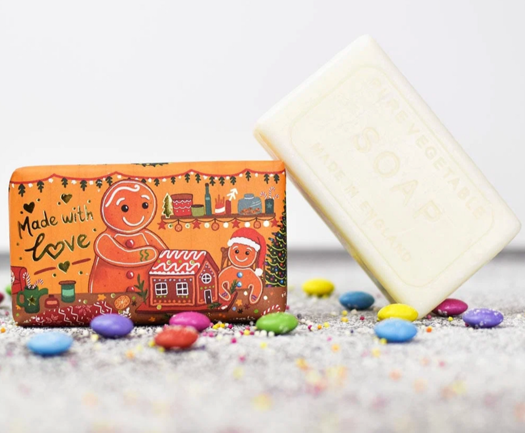 Christmas Soap Bar - Gingerbread Man Soap