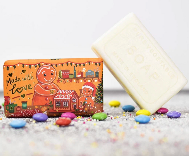 Christmas Soap Bar - Gingerbread Man Soap