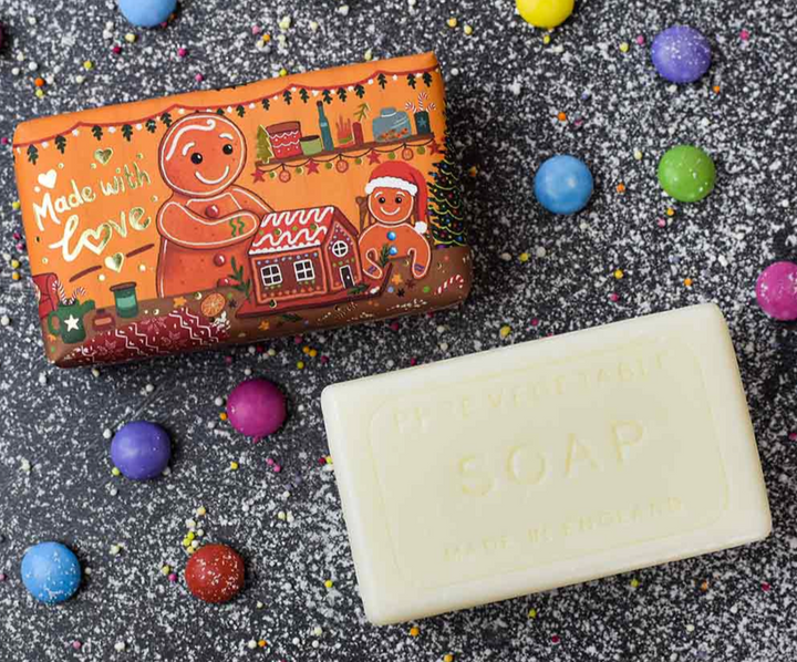 Christmas Soap Bar - Gingerbread Man Soap