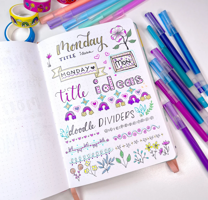 Life of Colour Juicy Gel Pens - Set of 24 - Metallic and Glitter