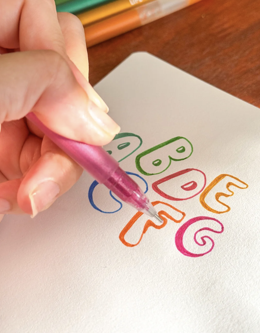 Life of Colour Juicy Gel Pens - Set of 24 - Metallic and Glitter