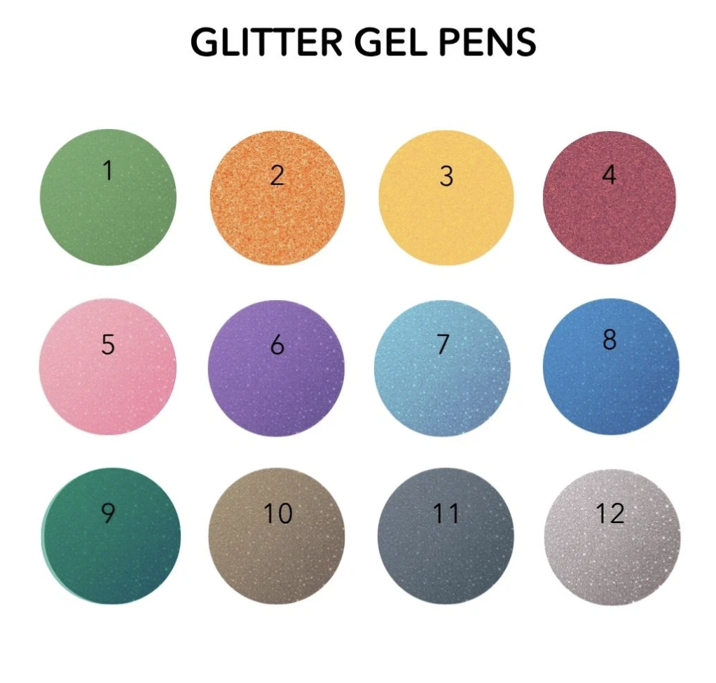 Life of Colour Juicy Gel Pens - Set of 24 - Metallic and Glitter