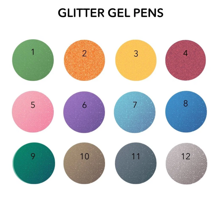 Life of Colour Juicy Gel Pens - Set of 24 - Metallic and Glitter