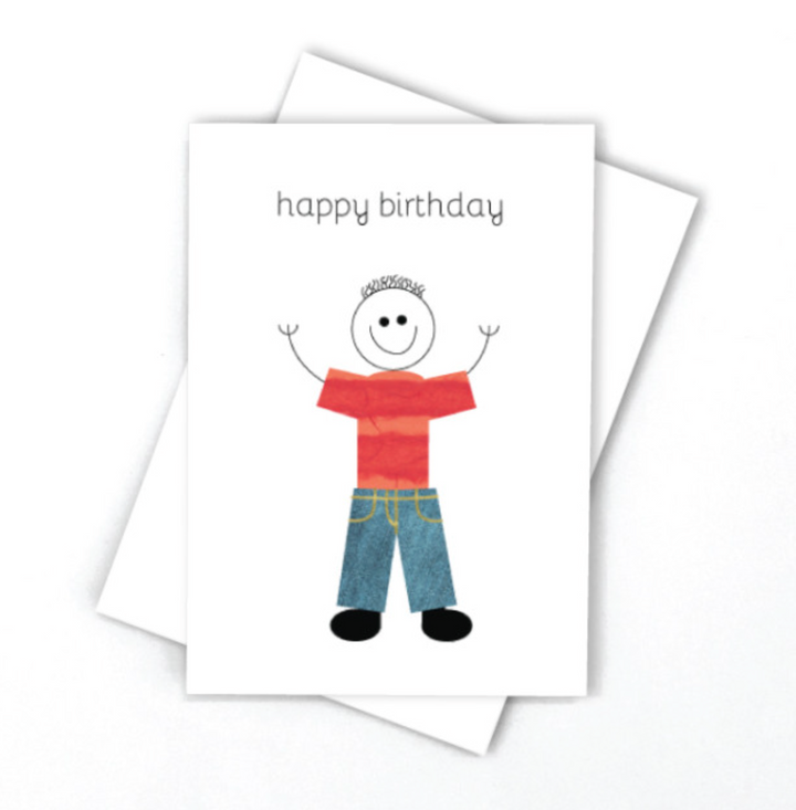 Candle Bark Creations Card - Happy Birthday Boy