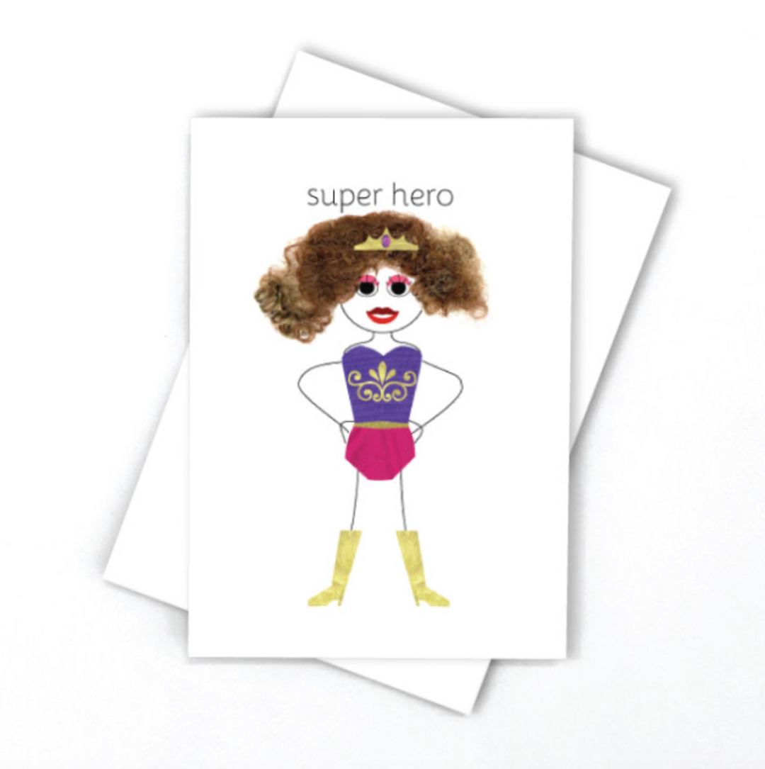 Candle Bark Creations Card - Super Lady