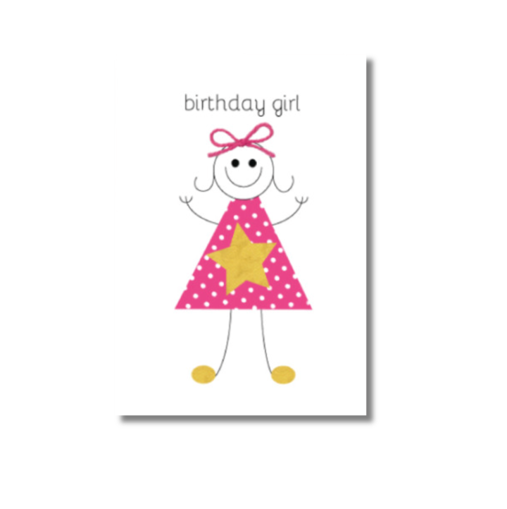 Candle Bark Creations Card - Happy Birthday Girl