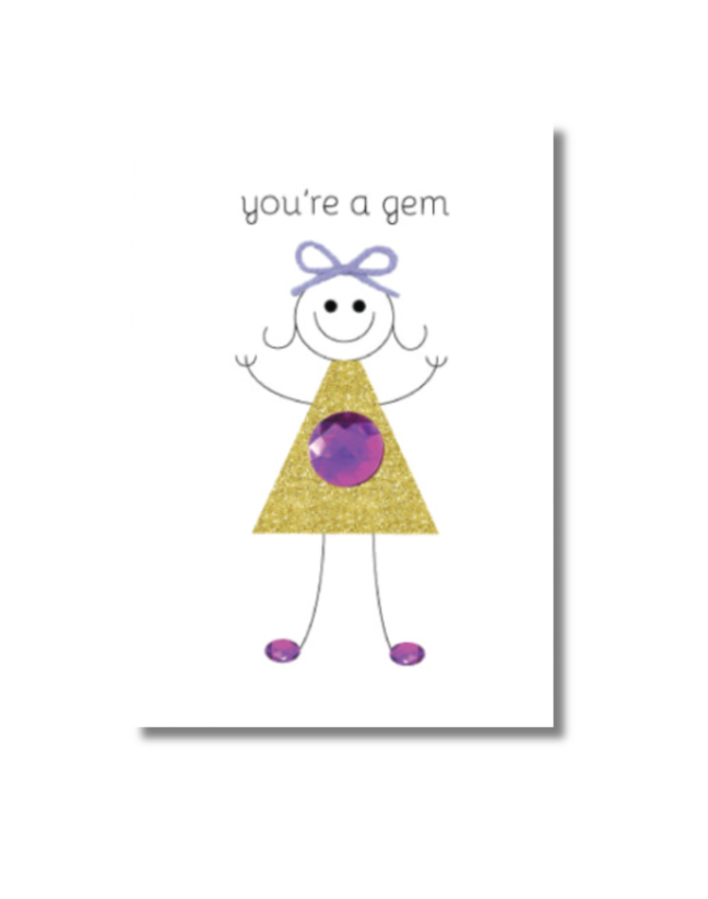 Candle Bark Creations Card - You're a Gem
