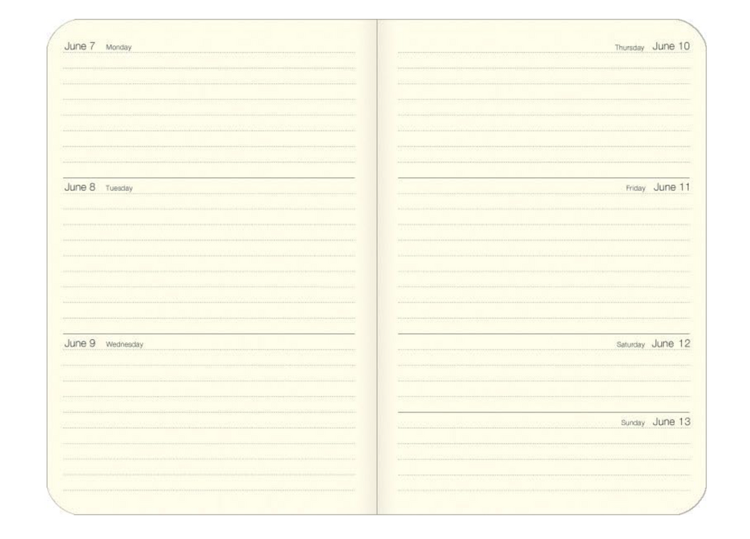 Cavallini 2027 Weekly Planner - Foraging