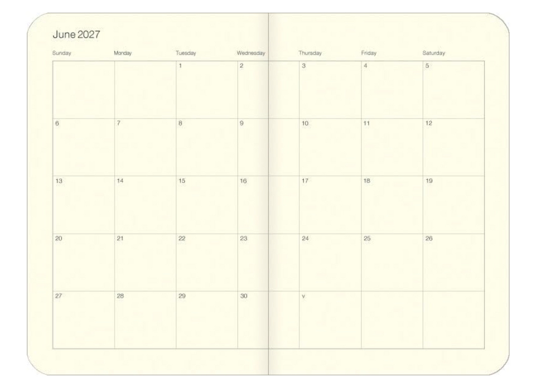 Cavallini 2027 Weekly Planner - Foraging