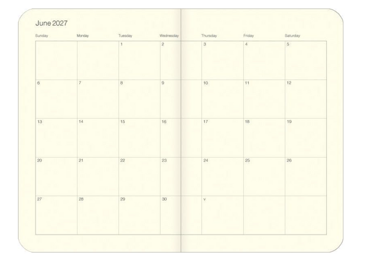 Cavallini 2027 Weekly Planner - Foraging