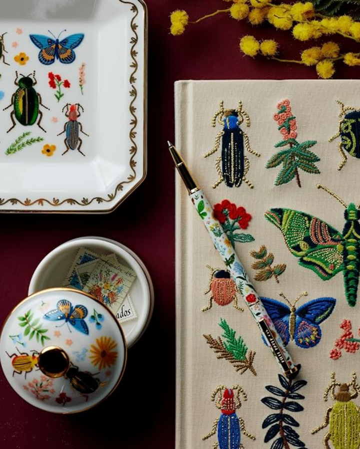 Embroidered Fabric Sketchbook - Curio
