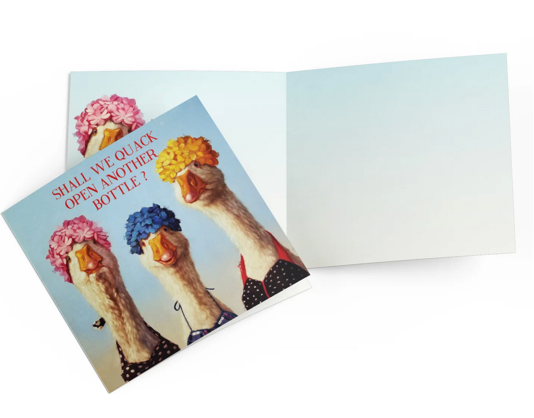 La La Land Card - Quack Open A Bottle