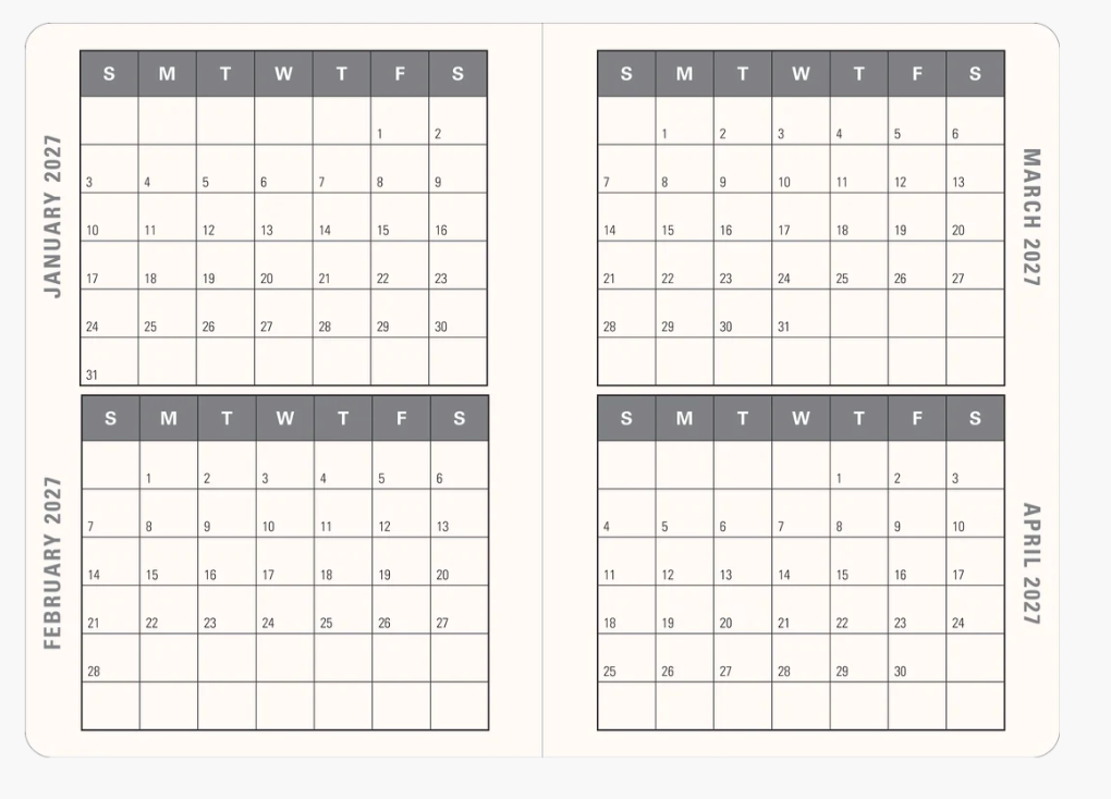 Peter Pauper Press 2027 Weekly Planner - Gilded Branch