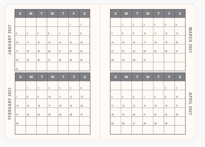 Peter Pauper Press 2027 Weekly Planner - Gilded Branch