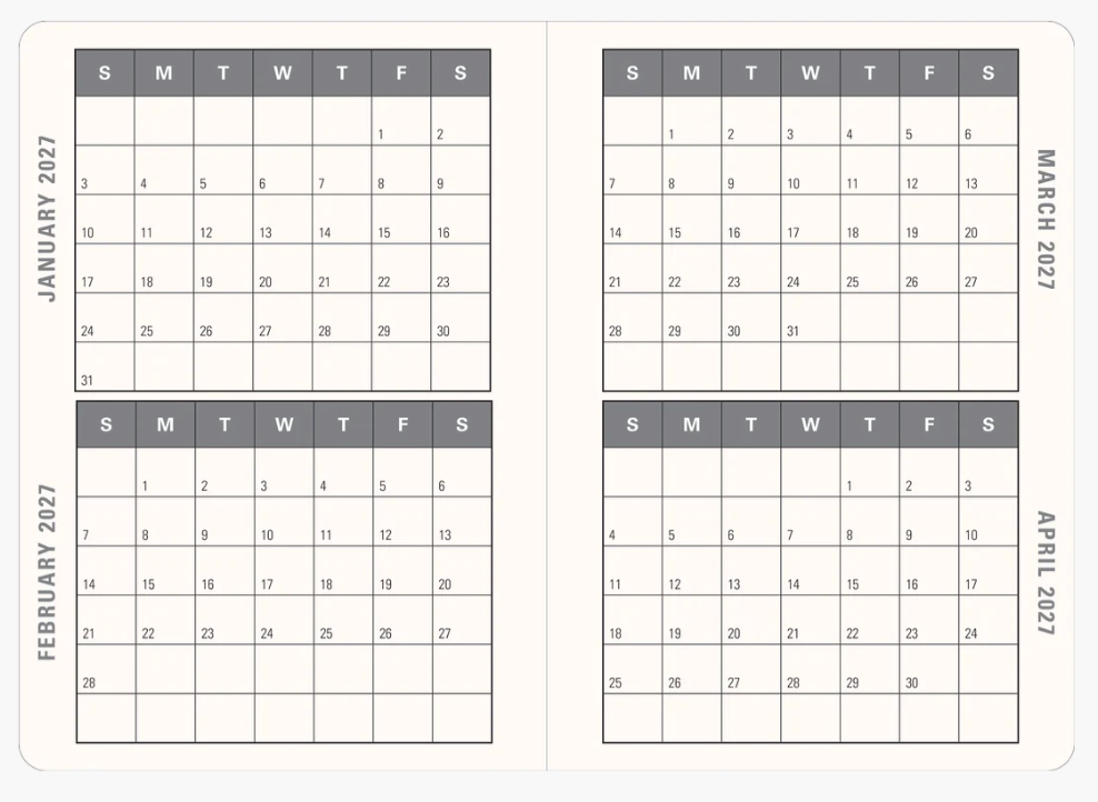 Peter Pauper Press 2027 Weekly Planner - Falling Blossoms