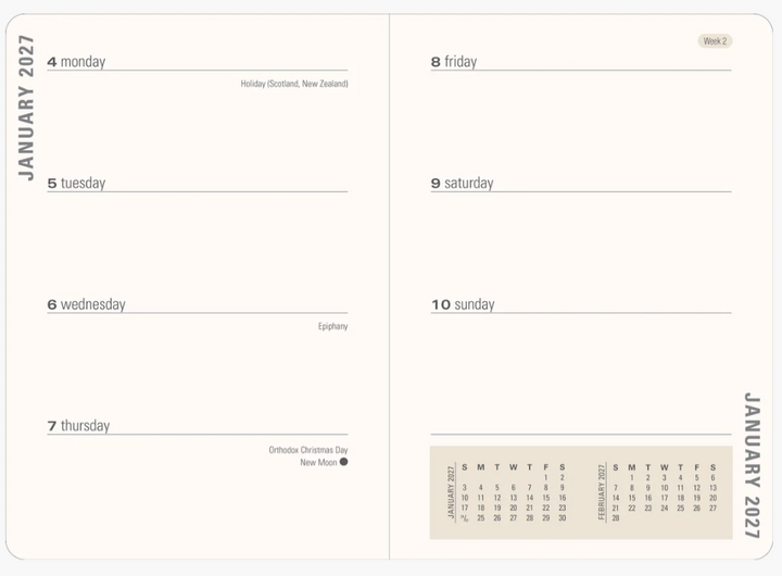 Peter Pauper Press 2027 Weekly Planner - Falling Blossoms