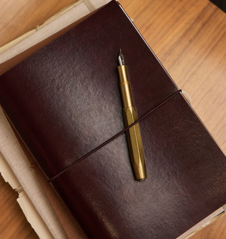 Studio Milligram A5 Refillable Journals - Burgundy