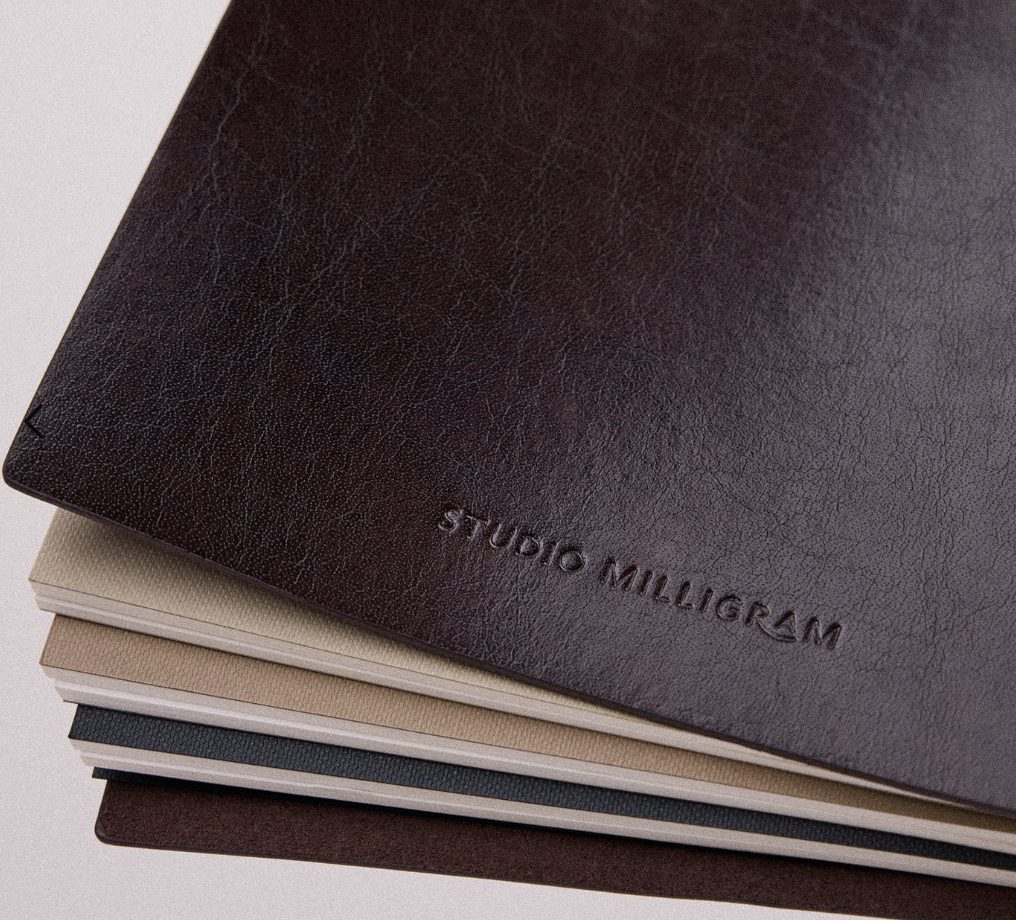 Studio Milligram A5 Refillable Journals - Burgundy