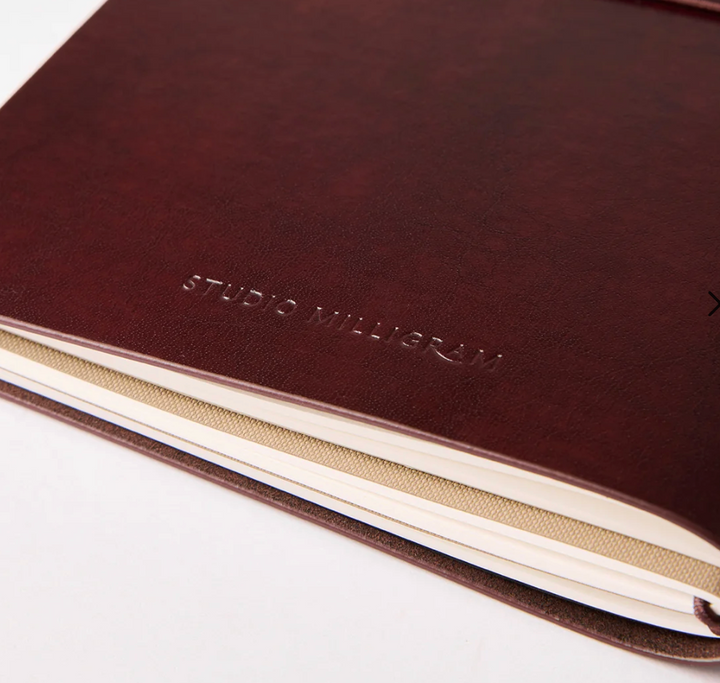Studio Milligram A5 Refillable Journals - Burgundy