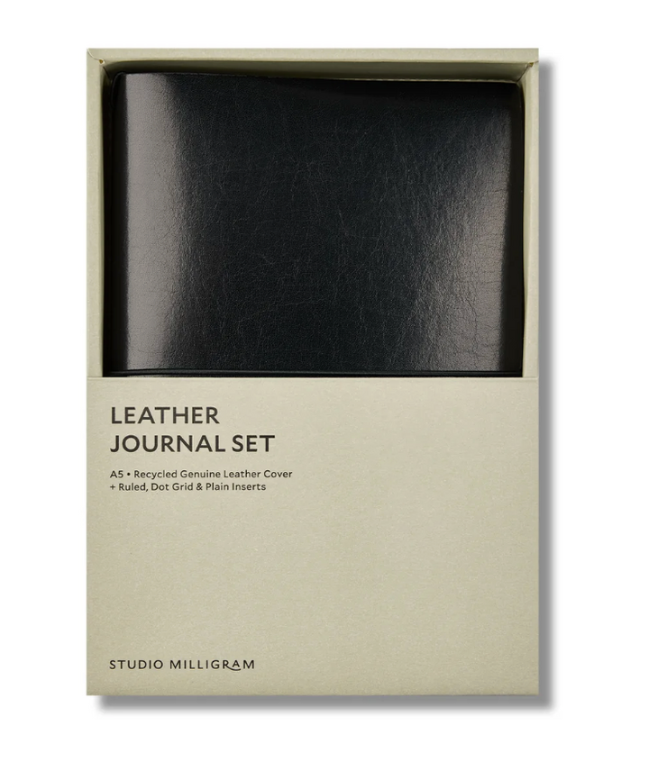Studio Milligram A5 Refillable Journals - Black