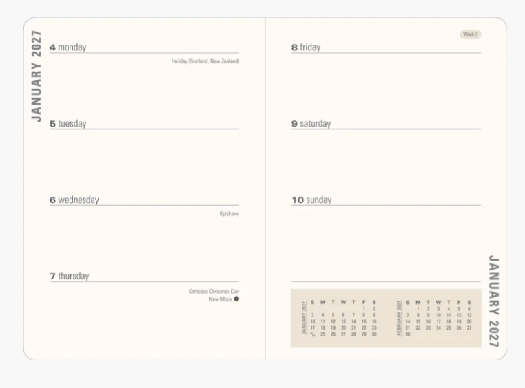 Peter Pauper Press 2027 Weekly Planner - Art Nouveau